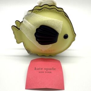 Kate Spade New York Puffy Fish Coin Purse~Simply Classic~FUN~